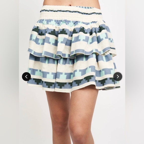 Sofia “Rochelle” Ruffle tiered skirt in Fuchsia - Picture 10 of 15